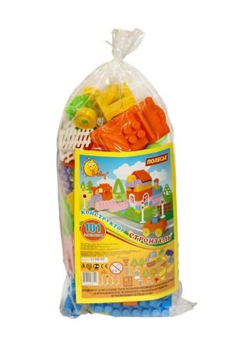 ПОЛЕСЬЕ Конструктор "Строитель" 101 (в пакете) 36100