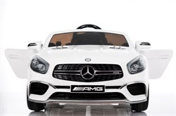 Электромобиль Barty Mercedes-Benz SL65 AMG изготовлен по лицензии XMX602 белый глянец - фото 25745