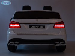Электромобиль Barty Mercedes-Benz AMG GLS63 изготовлен по лицензии 4х4 полный привод HL228 белый - фото 25891