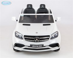 Электромобиль Barty Mercedes-Benz AMG GLS63 изготовлен по лицензии 4х4 полный привод HL228 белый - фото 25897