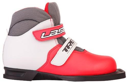 TREK Ботинки лыжные "Laser ИК" (красный, лого черный)