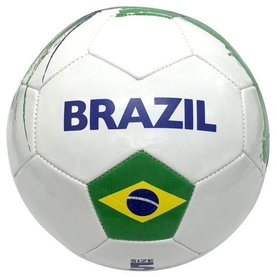 Мяч футбольный 1-слойный "BRAZIL"