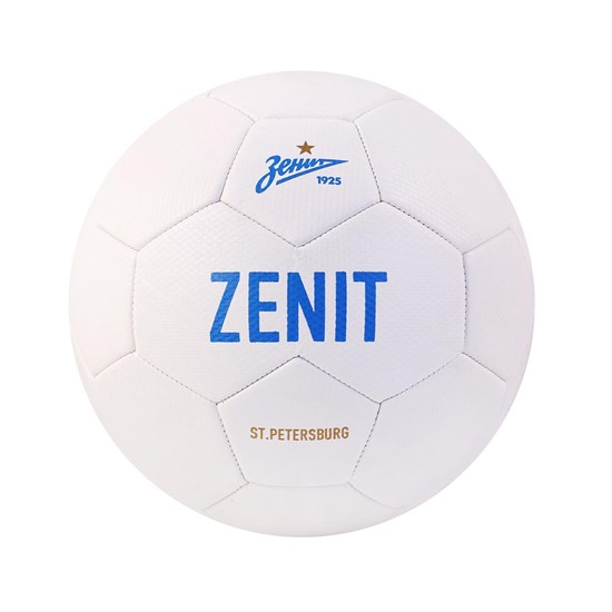Мяч футбольный "ФК Зенит" белый размер 5