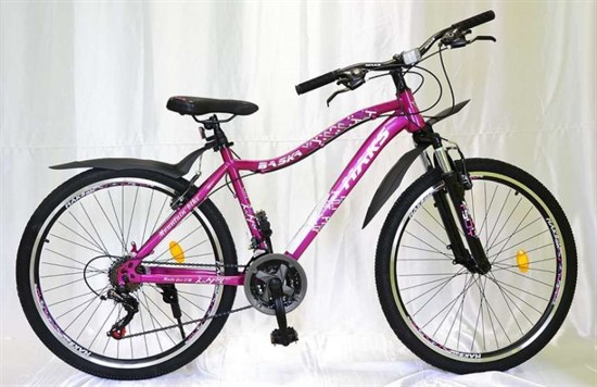 Велосипед 24" MAKS "BASKA" V Brake 21 скорость Рама 16 цвет розовый (ПОД ЗАКАЗ)