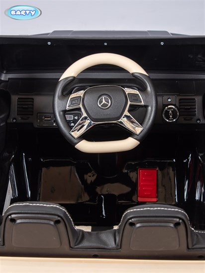 Двухместный электромобиль Barty Mercedes-Maybach G650 Landaulet (Лицензия), Черный глянец - фото 44834