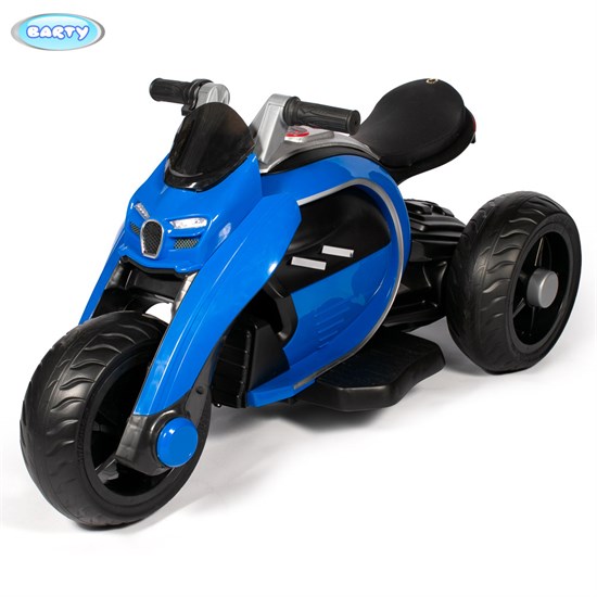 Детский электромотоцикл Barty M010AA, Синий - фото 45093