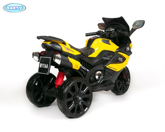 Детский электромотоцикл BARTY M111AA, Желтый - фото 45135