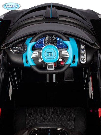Электромобиль BARTY Bugatti DIVO HL338 (ЛИЦЕНЗИОННАЯ МОДЕЛЬ), Синий глянец - фото 45361