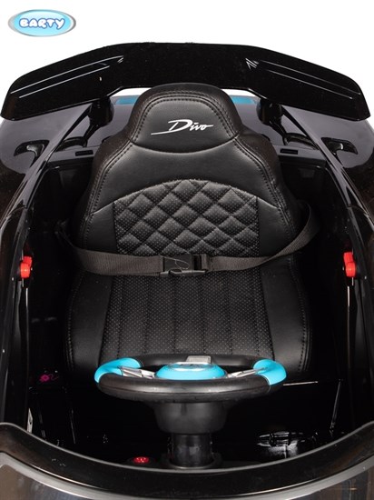 Электромобиль BARTY Bugatti DIVO HL338 (ЛИЦЕНЗИОННАЯ МОДЕЛЬ), Черный глянец - фото 45379