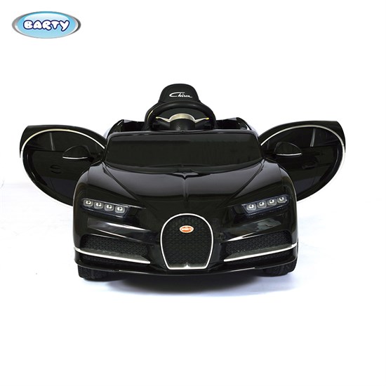Электромобиль BARTY Bugatti Chiron HL318 (ЛИЦЕНЗИОННАЯ МОДЕЛЬ), Черный - фото 45413
