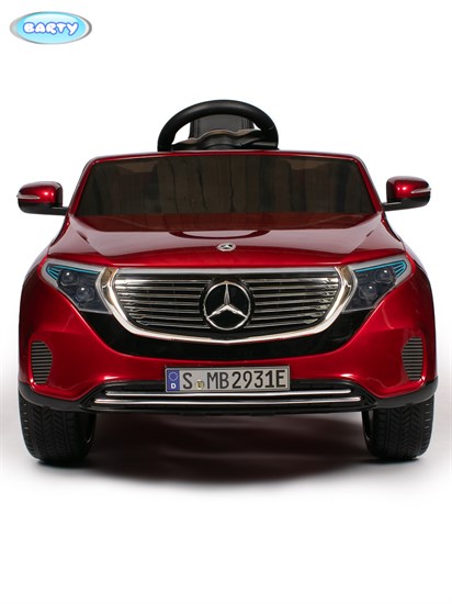 Детский электромобиль Barty Mercedes-Benz EQC400 4MATIC HL378, Красный глянец - фото 45463