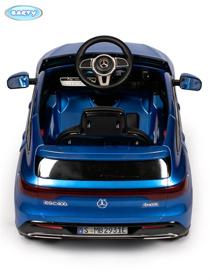 Детский электромобиль Barty Mercedes-Benz EQC400 4MATIC HL378, Синий глянец - фото 45474