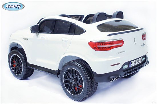 Электромобиль Barty Mercedes-AMG GLC 63 S Coupe (Лицензия), Белый - фото 45607