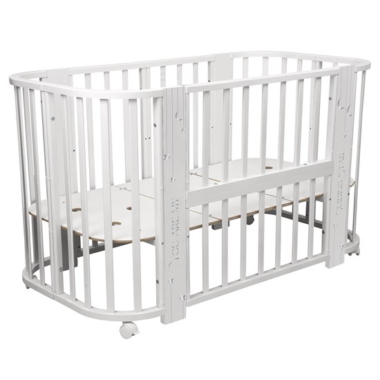 INDIGO Кровать Baby Line 5 в 1 с поперечным маятником - фото 48044