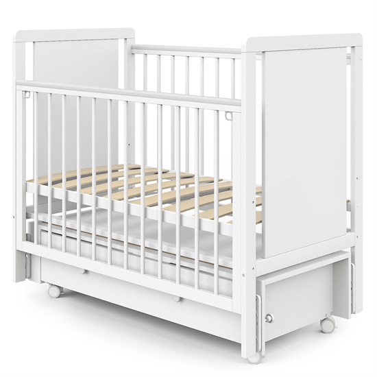 INDIGO Кровать Classic маятник на колесах, ящик