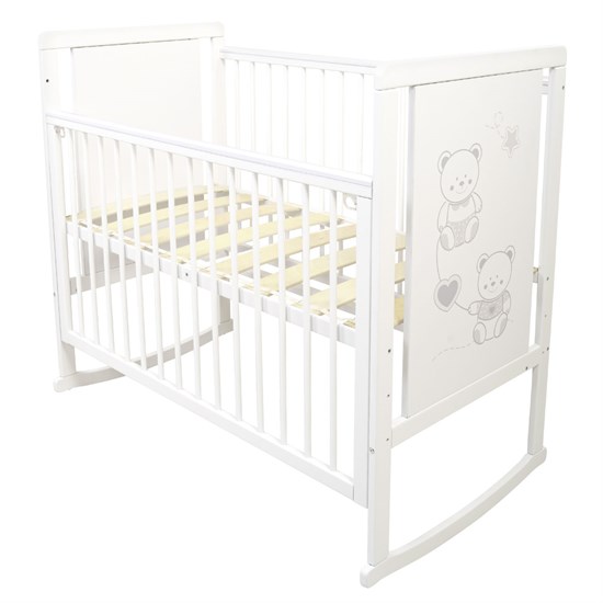 INDIGO Кровать Happy Friends колесо-качалка