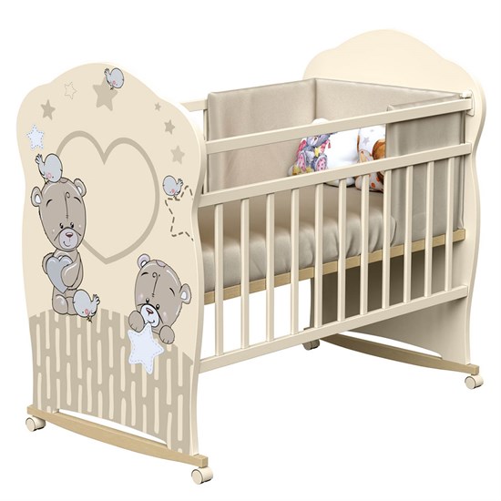 ВДК Кровать FOREVER FRIENDS колесо-качалка - фото 48120