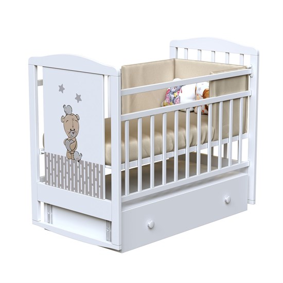 ВДК Кровать LOVE ME маятник, ящик