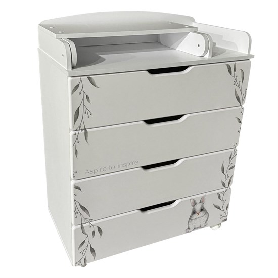 INDIGO Комод Baby Line 800/4 ЛДСП, МДФ