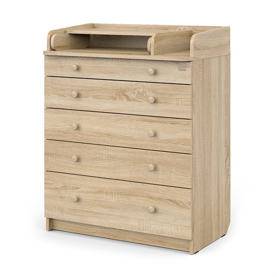 АТОН Комод LEO 800/5 ЛДСП с органайзером - фото 48389