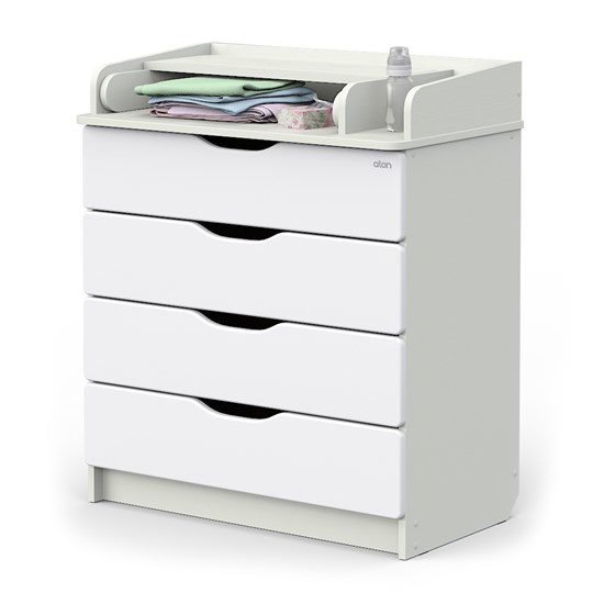 АТОН Комод СИРИУС-2 WOOD ПВХ 800/4 - фото 48412