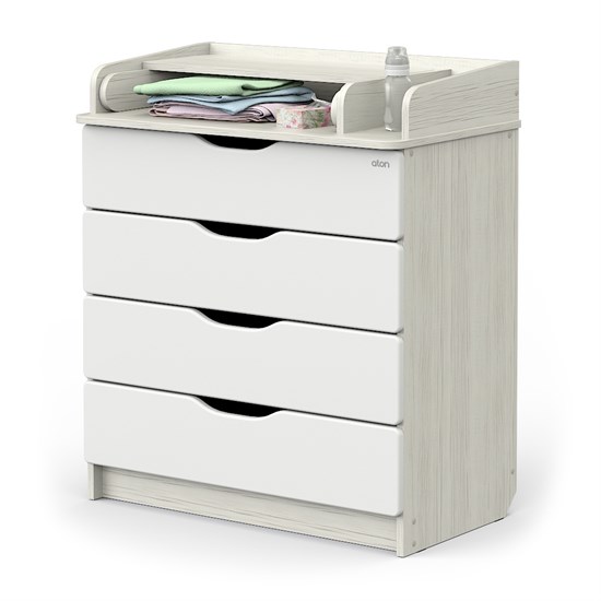 АТОН Комод СИРИУС-2 WOOD ПВХ 800/4 - фото 48413