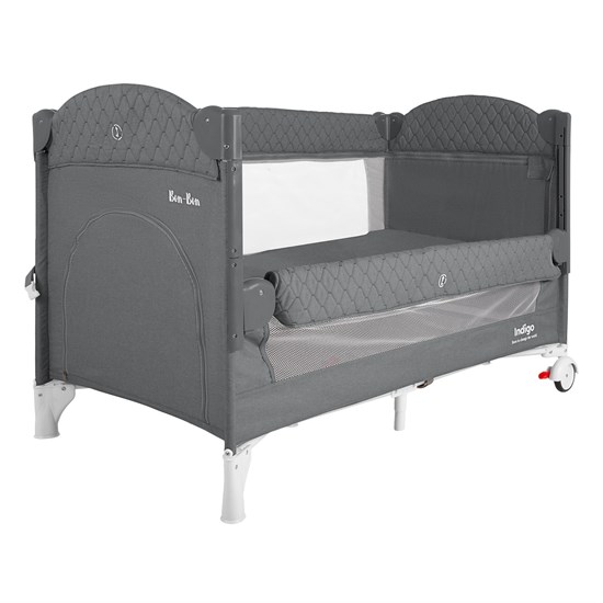 INDIGO Кровать-манеж BON-BON (2 уровня) - фото 48439