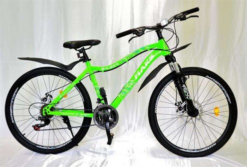 Велосипед 24&quot; MAKS &quot;BASKA&quot; V Brake 21 скорость Рама 16 цвет зеленый (ПОД ЗАКАЗ)