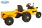 Детский электротрактор с прицепом BARTY TR 55, Желтый - фото 45000